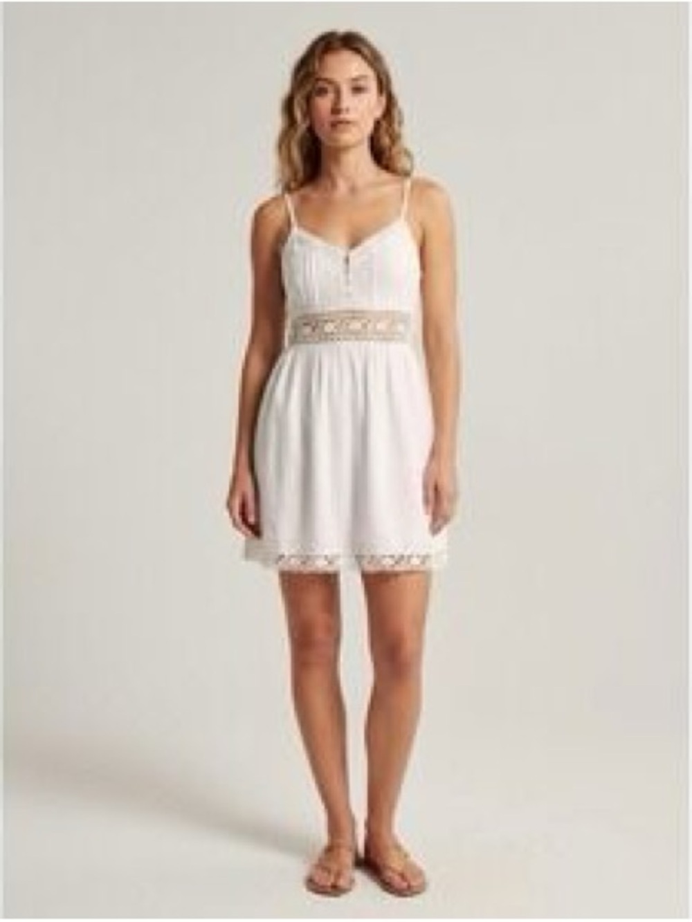 Abercrombie & Fitch White Mini Dress